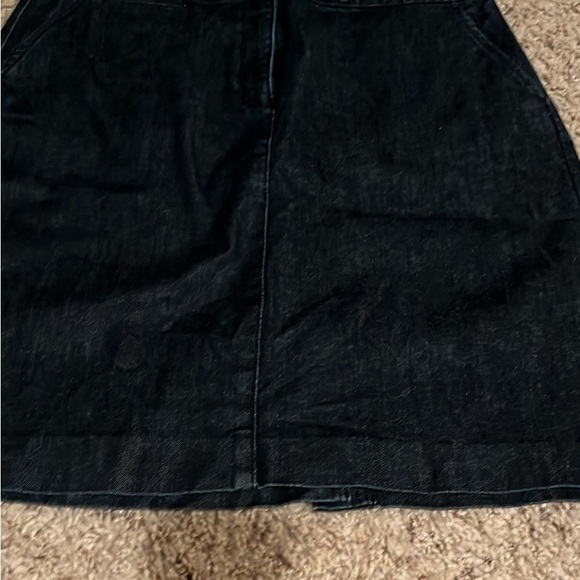 Talbots dark Jean skirt - Picture 2 of 3
